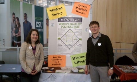 Cleveland State Young Americans for Liberty's Operation Politically Homeless outreach