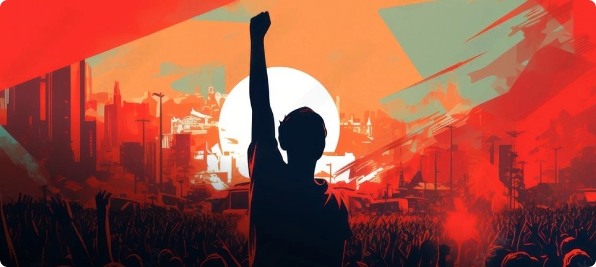 Libertarian political type cover image