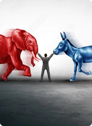 Progressive political type cover image mobile