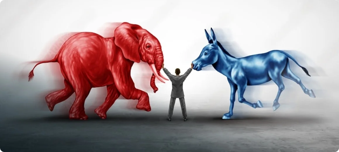 Progressive political type cover image