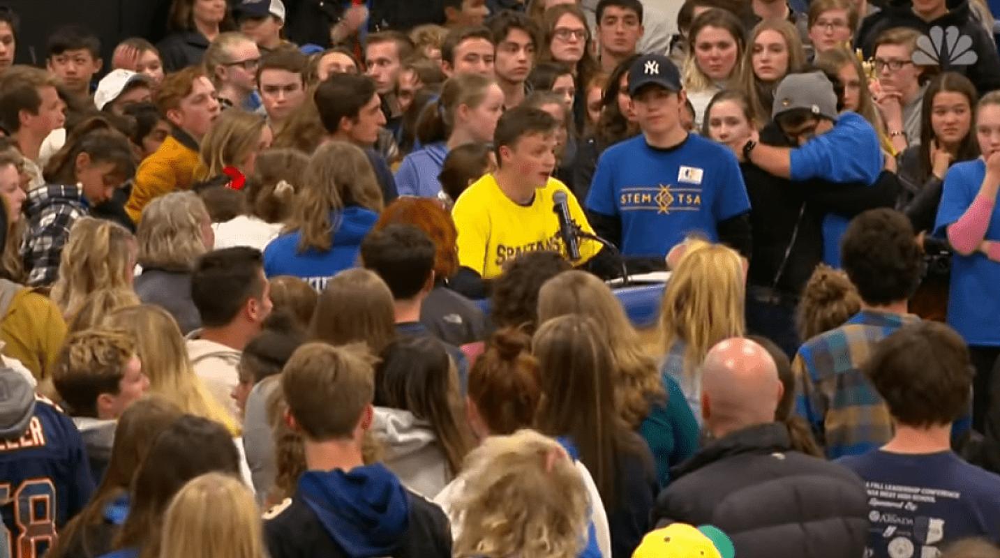 ‘F the Media’: Student Walkout of Gun Control ‘Vigil’ Shows Promise of Gen Z