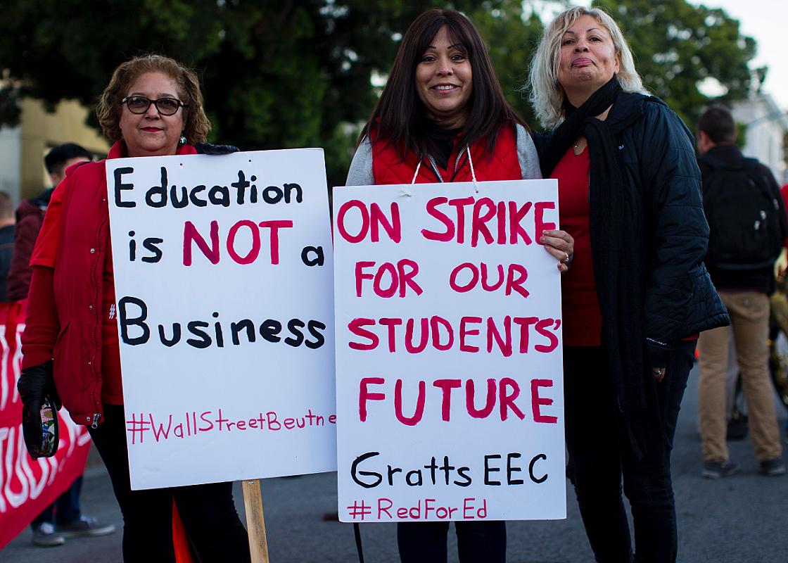 Civil Society Stepped Up Big Time During Teacher Union Protests
