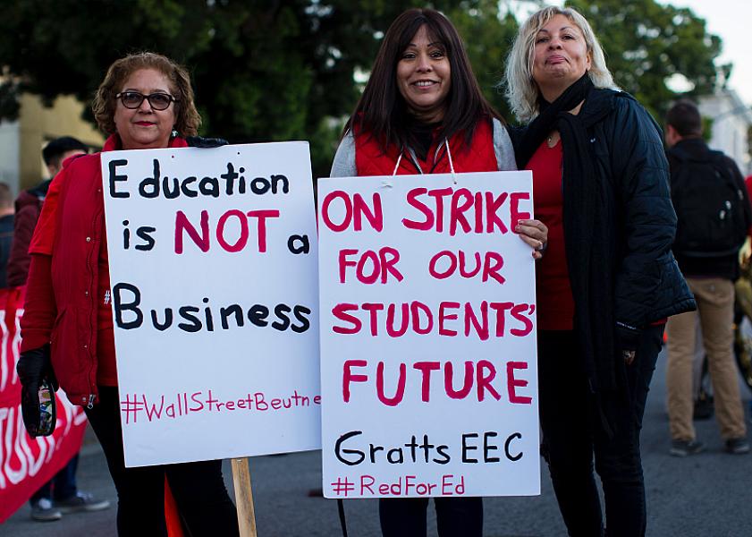 Civil Society Stepped Up Big Time During Teacher Union Protests